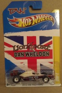RARE 2012 Hot Wheels Dan Wheldon DW 1 HW Premiere Real Riders 42 Case
