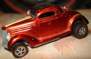 1969 Mattel Hot Wheels Redline Classic 36 Ford Coupe Must See