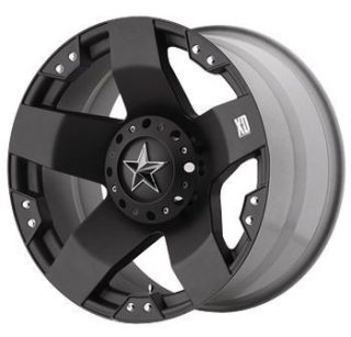 24 inch 24x12 KMC XD Rockstar Black Wheels 8x170 44
