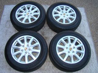 OEM, BRAND NEW 18 CAYENNE II WHEELS, TIRES, TPMS & COLOR CENTER CAPS