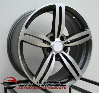18 M6 Style Staggered Wheels Rims Fit BMW E46 M3 2001 2006