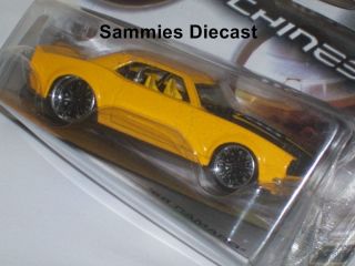 Hot Wheels G Machines 1 50 Yellow Black 68 Chevy Camaro