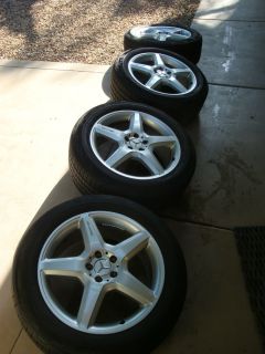 19 AMG Wheels and Continental Tires 255 50 19 Mercedes