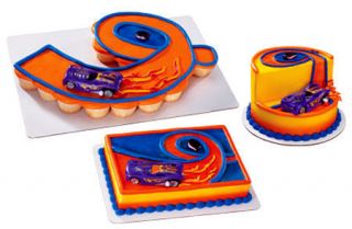 Hot Wheels Cake Decorating Kit Topper Decoration