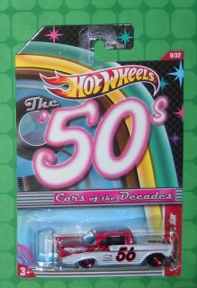 2011 Hot Wheels Cars of The Decades 9 50s 56 Chevy Bel Air
