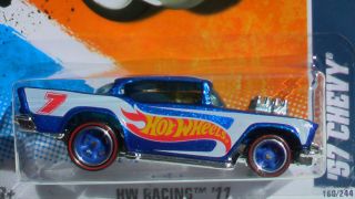Hot Wheels Racing 57 Chevy Wheels Rubber Tires New RL