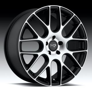 19 inch Niche Circuit Black Wheels Rims 5x120 35 TL RL MDX cts GTO G8