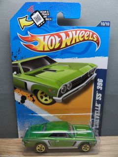 2012 HOT WHEELS 1/64 MUSCLE MANIA GM 1967 CHEVY CHEVELLE SS 396 # 110