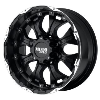 20 inch Black wheels rim MOTO METAL 959 Chevy Gmc Dodge 2500 3500 8