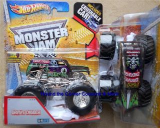  DIGGER X RAYS 4X CHAMP Hot Wheels Monster Jam 1 64 truck CRUSH CAR