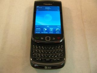 BLACK RIM BLACKBERRY TORCH 9800 AT T UNLOCKED GSM WiFi Smartphone