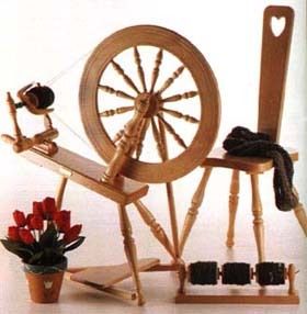 Ashford Elizabeth 2 Lacquer Spinning Wheel and Chair