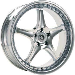 American Racing Shelby S1 Cobra Wheels Rims 18x9 Chrome Ford Mustang