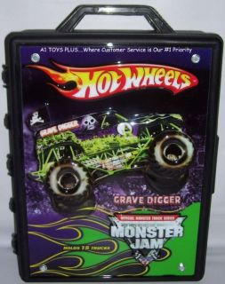 Hot Wheels Monster Jam 1 64 15 Truck Carrying Case