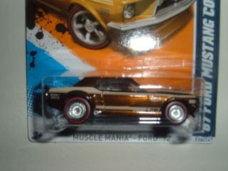 Hot Wheels Super Treasure Hunt 67 Mustang Coupe Muscle Mania New 2012
