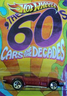Hot Wheels Cars of The Decades ★ The 60s ★ 69 Chevy Corvette