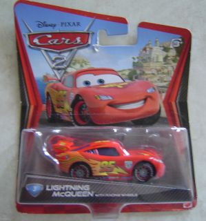 Disney Cars Lightning McQueen 3 with Racing Wheels