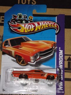 Hotwheels 2013 Case D 71 Chevy El Camino Orange