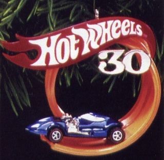 Hallmark 1998 Hot Wheels Ornament Race Car