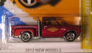 Hot Wheels 2012 #034 70 DODGE LIL RED EXPRESS PICKUP Red New Models