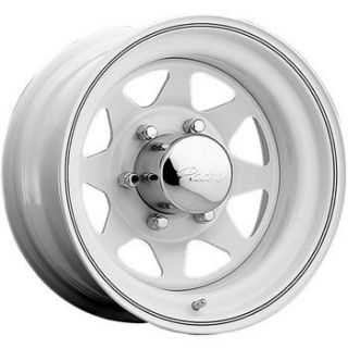 15x6 White Wheel Pacer White Spoke 5x4 5 Ford Rims