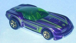2001 Hot Wheels Pony Up Purple Diecast Car RARE