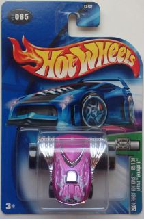 2004 Hot Wheels First Edition Fatbax Exhausted 85 100 Pink Version