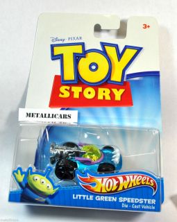 Hot Wheels Disney Pixar Toy Story Movie Little Green Alien Speedster
