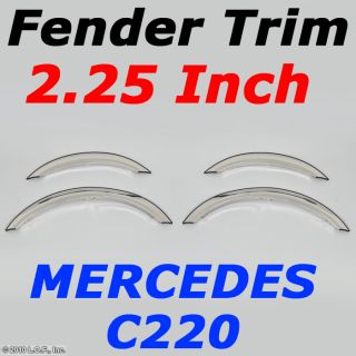Chrome Fender Wheel Well Trim Molding 94 00 Mercedes C Class