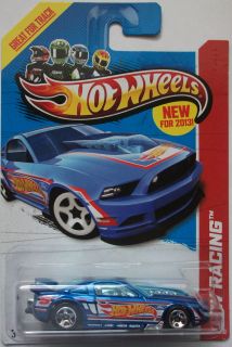 2013 Hot Wheels HW Racing 13 Ford Mustang GT 106 250 Blue Version