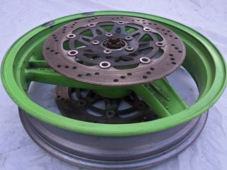 94 95 96 97 Kawasaki Ninja ZX6 Front Wheel Rim Rotors Discs Rotor