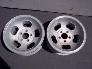 Original Ford Lug Pattern Mags Magnesium Wheel Pair Dragster Gasser
