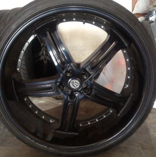 24 inch Versante Wheels Rims with Tires