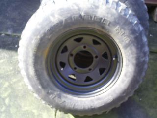 Land Rover Steel Wheels with General Grabber Mts