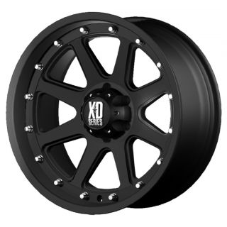 17 inch XD Addict Black Wheels Rims 5x5 5 5x139 7 12mm