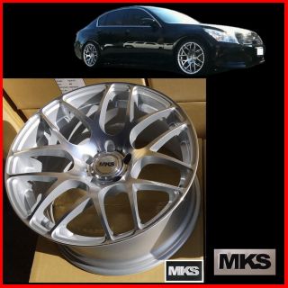 10J 5x114 3 Staggered Concave Wheels Infinity G25 G35 G37 M37 M35 M45