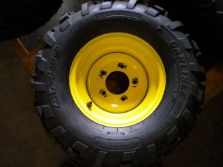 John Deere 22x9 5 10 Tire Yellow 5LUG Rim Carlisle AT489 TX Gator