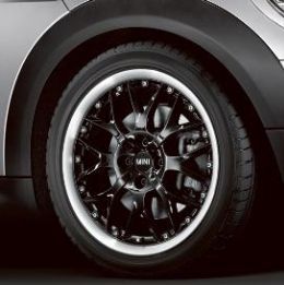 Mini Cooper 17 Cross Spoke R90 Wheels Tires Set New