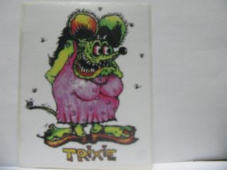 Rat Fink Decal Sticker Trixie