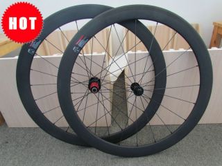700c 50mm Clincher Carbon Wheels 3K Matte Finish Carbon Road Cycle