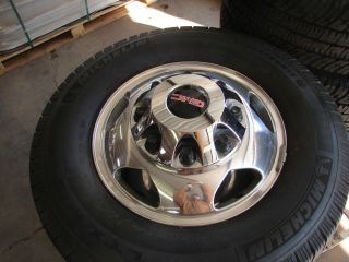 Silverado Sierra Denali 3500 Polished Dually Wheels Rims Tires