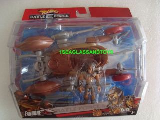 Hot Wheels Battle 5 Force FUSED FANGORE with KALUS   Leader of the