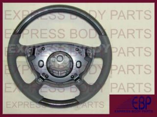 W211 E Class E500 E320 E350 Steering Wheel Gray Grey Leather Birdseye