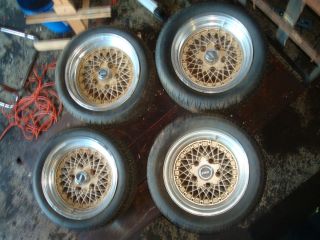 Vintage Classic BBs Mesh Style 15 Wheels Tires 911 912 914 930