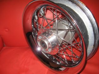 Harley Profile Wheel REAR 16X5 Chrome 40 Spoke Touring 25mm ABS