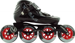 Competition Inline Speed Skates 100mm Wheels Size 6 Ships Free
