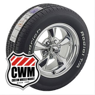 15x7 15x8 Polished Wheels Tires 215 65R15 245 60R15 for Chevy Blazer