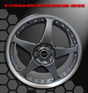18 adr 4x100 114 3 4 Lug Wheel Rims Nissan 240sx Sentra