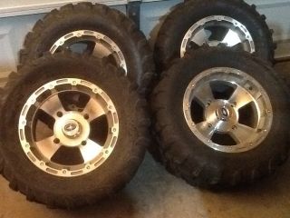 ATV Tires And 14 in Rims Polaris Sportsmen Front And Rear 