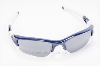 blue white NY YANKEES FLAK JACKET sunglasses MLB half rim 250 SHOPWORN